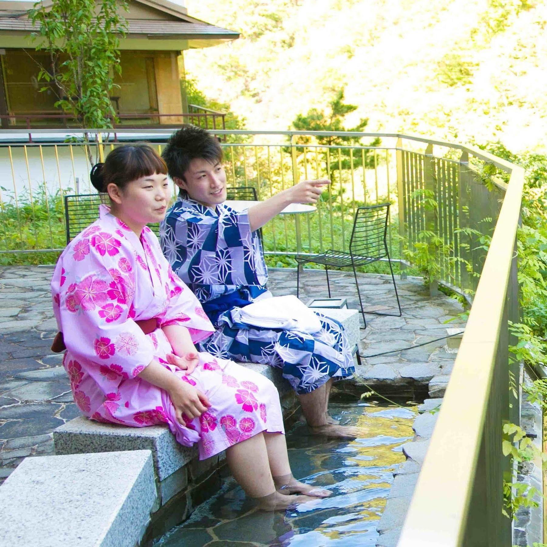 Ookawaso Hotel Aizuwakamatsu Bagian luar foto
